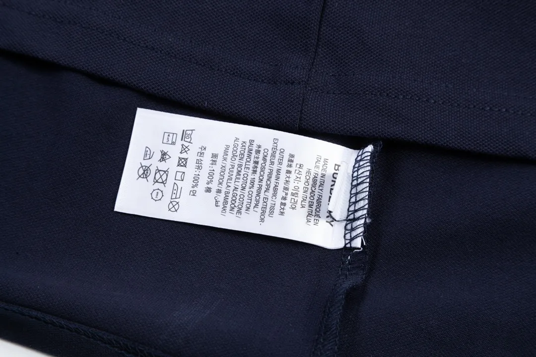 BURBERRY Classic Lo GO ， Retro Same Style Polo Versatile : Size：M-2XL